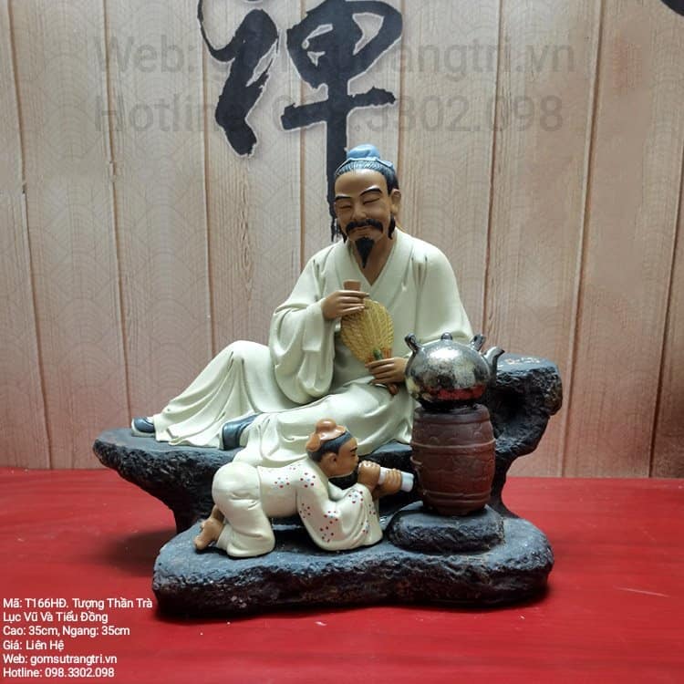 TƯỢNG THẦN TRÀ LỤC VŨ VÀ TIỂU ĐỒNG